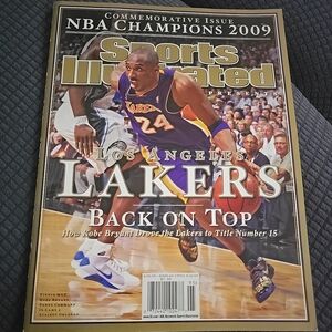 2009 sports illistrated lakers championship magazine